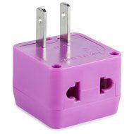 Yubi Power 2 in 1 Universal Travel Adapter with 2 Universal Outlets - Built in Surge Protector - 5 Pack - Green...