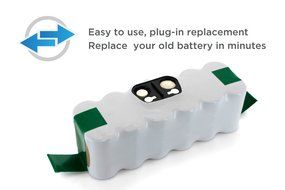 Tenergy Replacement Battery for iRobot R3 500, 600, 700 &amp; 800 series 14.4V APS Battery N24