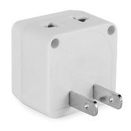 Yubi Power 2 in 1 Universal Travel Adapter with 2 Universal Outlets - Built in Surge Protector - 5 Pack - Green... N3