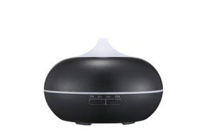 ATD Adjustable Mist Mode Aromatherapy Essential Oil Diffuser with 7 Color Ultrasonic Atomization Humidifier Black N7