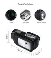 MARVUE 328 Camcorder FULL HD 1080p @ 30fps 10X Optical Zoom Portable Digital Video Camera 24MP HDMI Live Broadcasting... N3