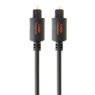 CableCreation (50Feet) Slim Toslink Optical Digital Audio Cable OD:4.0mm Molded Black N5
