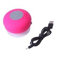 Generic Wireless Bluetooth Waterproof Shower Speaker with Dedicated Suction Cup Pink