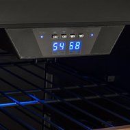 Edgestar 121 Bottle Single Zone Built-in Wine Cooler - Stainless Steel and Black