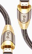 IBRA 22 Feet LUXURY GOLD High Speed Gold Plated HDMI v2.0/1.4a HDMI cable with Ethernet supports 3D, 4K, and Audio... N5