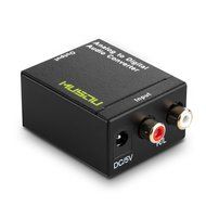 Musou RCA Analog to Digital Optical Toslink Coaxial Audio Converter Adapter with Optical Cable N4