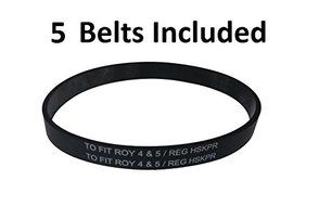 5 New Belts for Dirt Devil Vacuum Cleaner 4//5 Style 4 &amp; 5