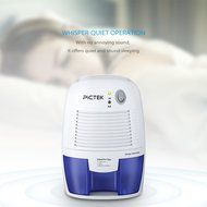 Pictek Compact Dehumidifiers, [Only for Small Room] [Ultra Quiet] [Auto-Off] Portable Mini Dehumidifier, Moisture... N5