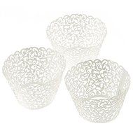 Yansanido 12 set pink Filigree Artistic Bake Little Vine Lace Laser Cut Cupcake Wrapper Cup Muffin Case Trays... N9