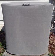 HeavyDuty Beathable Tight Mesh Winter Full Air Conditioner Cover - Square - 24x24x 24 Ht - Gray N2