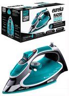 Eureka Razor Powerful Steam Iron Burst, Non-Stick Ceramic Soleplate with Auto-Off Super Hot 1500 Watt Iron Aqua... N6