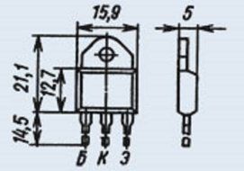 Transistor silicone KT8102A analogue 2SA1302 USSR 2 pcs