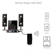 Disnix A6 Mini Wireless Audio Receiver 3.5mm Bluetooth V4.0 Car Stereo Adapter A2dp with Apt-x &amp; NFC &ndash; Ideal for... N2