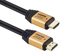 FORSPARK High Speed Ultra HDMI Cable with Ethernet and Supports 4K, 3D, 1080p, 10-Feet, Matt Gold Case N3