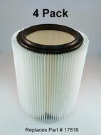 Craftsman &amp; Ridgid Replacement Filter 4 pack by Kopach