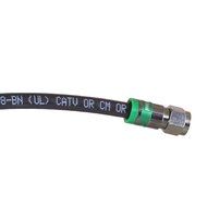 Blue Jeans Cable RG-6 CATV Coaxial Cable, 4 foot, Black -- Assembled in USA N2