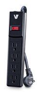 V7 SA0706B-8N6 Home/Office Surge Protector (7 Outlets, EMI-/RFI-Filter, Low profile wall plug, keyhole mounting... N6