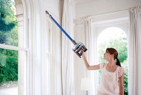 Dyson DC44 Animal Bagless Cordless Stick Vacuum: Blue/Iron (Certified Refurbished) N4