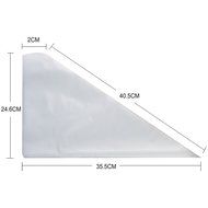 CoZroom Cake Pastry Decorating Bags Icing Piping Bag 16 Inch for Baking D&eacute;cor Cake Cupcake 100 Pieces N2
