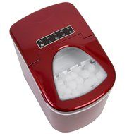 Ivation IVA-ICEM15SIL Portable Ice Maker with Easy-Touch Buttons for Digital Operation, Silver N4