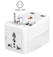 Yubi Power Dual Outlet Travel Adapter with 2 Universal Outlets - Built In Surge Protector and Neon Light Indicator... N15