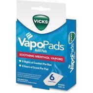Vicks, Soothing Menthol Vapopads, 12-pack to Help Relieve Cough and Congestion Symptoms