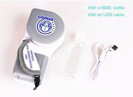1 X Mini Handheld Air Conditioner Cooling Fan, Powered By Batteries or USB - For Sports, Hiking, Camping, Airplanes... N4