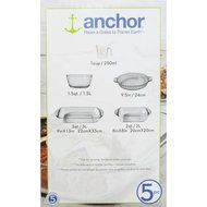 The Glass 5-Piece Basic Bakeware Set Can Be Used In The Refrigerator, Freezer And Even In The Microwave N2
