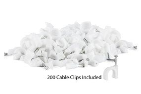 In Wall Speaker Wire | 100 Feet | 12AWG CL3 Rated 2-Conductor Wire White Oxygen Free Copper includes banana plugs... N37