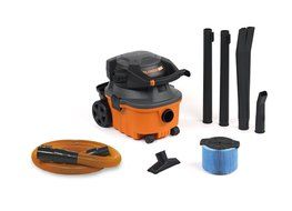 RIDGID Wet Dry Vacuums VAC4010 2-in-1 Compact and Portable Wet Dry Vacuum Cleaner with Detachable Blower, 4-Gallon... N6