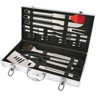 New CHEFS BASICS SELECT HW5305 18-Piece Stainless Steel BBQ Set