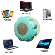 Asunflower&reg; Self-Timer Bluetooth Shower Speaker-Waterproof Wireless&amp;Hands-free Portable-Dedicated Suction Cup... N6