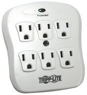 Tripp Lite 1 Outlet Portable Surge Protector, Dual Port USB Charger (2.4A total), Wall Mount Direct Plug-in, &amp;... N5