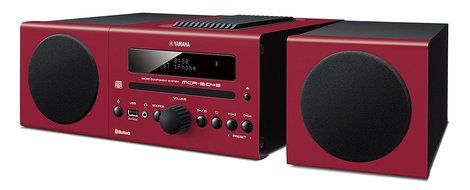 Yamaha MCR-B043RE Desktop Audio System, Red N4