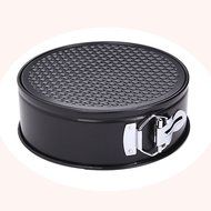 Gabkey 7 inch circular Springform interlocking and leak-proof seal carbon Cake Pan