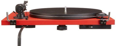 Pro-Ject Essentail II Turntable - Matte Red N35