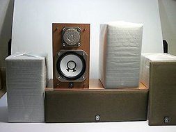 Yamaha NS-P10MM 4 x 3.5-Inch 2 Way Satellites with Dual 3.5-Inch 2 Way Center Channel 5 Speaker Suround Sound...