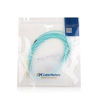 Cable Matters 10Gb 40Gb Multimode OM3 Duplex 50/125 OFNP Fiber Patch Cable LC to LC - 10m N61