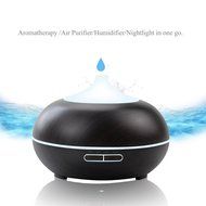 ATD Adjustable Mist Mode Aromatherapy Essential Oil Diffuser with 7 Color Ultrasonic Atomization Humidifier Black N8