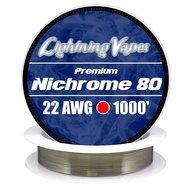 Genuine Lightning Vapes 22 AWG Nichrome 80 Wire 100' N4