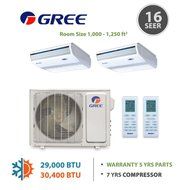 Gree +Multi Penta-Zone Mini Split Ductless Split 42,000 BTU Inverter Heat 9k 9k 9k 9k 12k N17