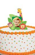 Wilton Jungle Pals Photo Cake Topper
