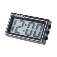 Vktech Mini Digital LCD Auto Car Truck Dashboard Date Time Calendar Clock Black N4