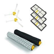 Hongfa Irobot Roomba Replacement Kits Roomba Hepa Filters Roomba 3 Armed Sidebrushs and Tangle-free Debris Extractor... N3