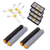 Hongfa Irobot Roomba Replacement Kits Roomba Hepa Filters Roomba 3 Armed Sidebrushs and Tangle-free Debris Extractor... N4