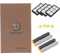 Hongfa Irobot Roomba Replacement Kits Roomba Hepa Filters Roomba 3 Armed Sidebrushs and Tangle-free Debris Extractor... N5