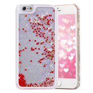 iPhone 7 Case, PHEZEN Christmas Tree Santa Claus Design Cool Quicksand Moving Stars Bling Glitter Floating Dynamic... N5