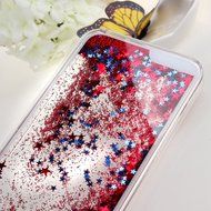 iPhone 7 Case, PHEZEN Christmas Tree Santa Claus Design Cool Quicksand Moving Stars Bling Glitter Floating Dynamic... N7