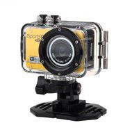 Action Camera, TONSEE F39 HD 1080P WIFI Sports Helmet Camera 5.0MP Waterproof Camcorder - Yellow N3