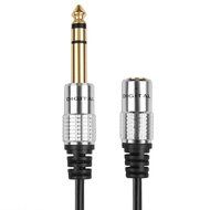 BATIGE Aluminum 6.35mm 1/4 Inch Stereo Plug Male to 3.5mm Stereo Jack Female Socket Headphone Extension Cable... N4